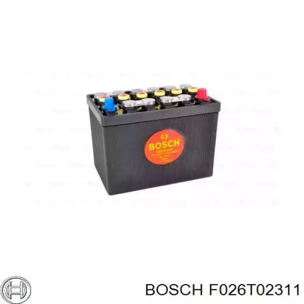 F026T02311 Bosch bateria recarregável (pilha)