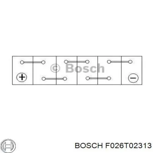 F026T02313 Bosch bateria recarregável (pilha)