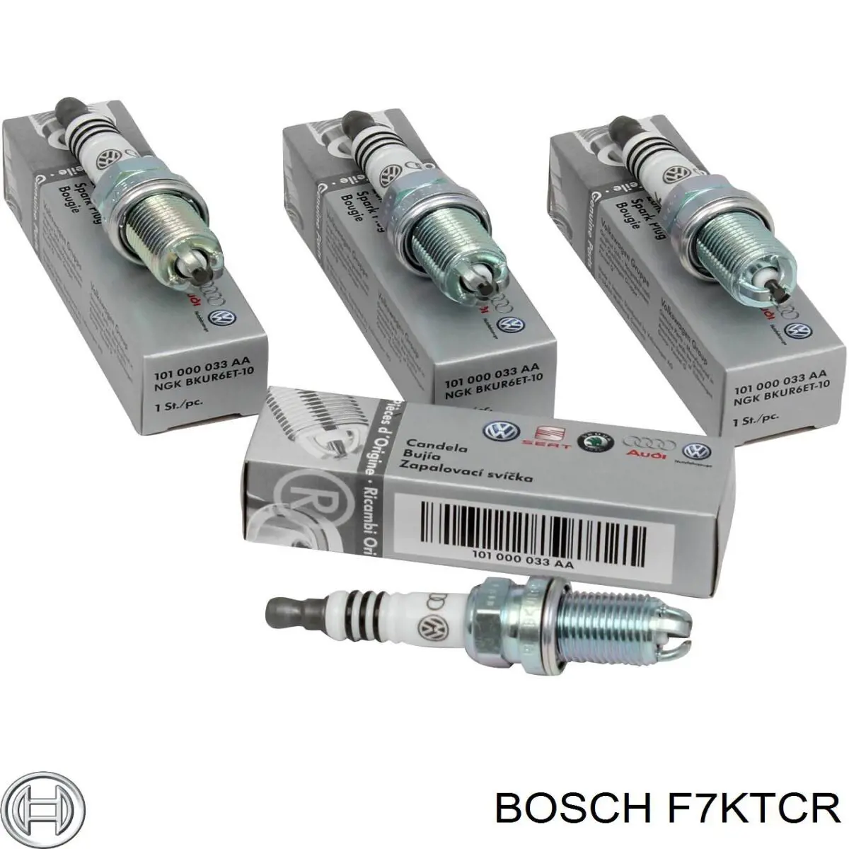 Свеча зажигания Bosch F7KTCR цена, от 4.00 USD