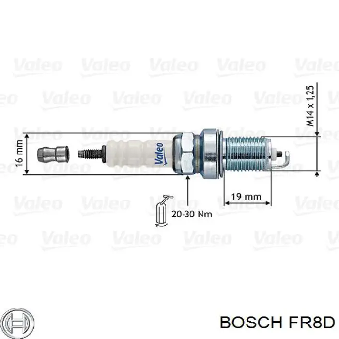 Свечи зажигания FR8D Bosch