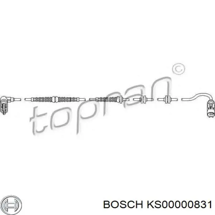Рейка рулевая Bosch KS00000831