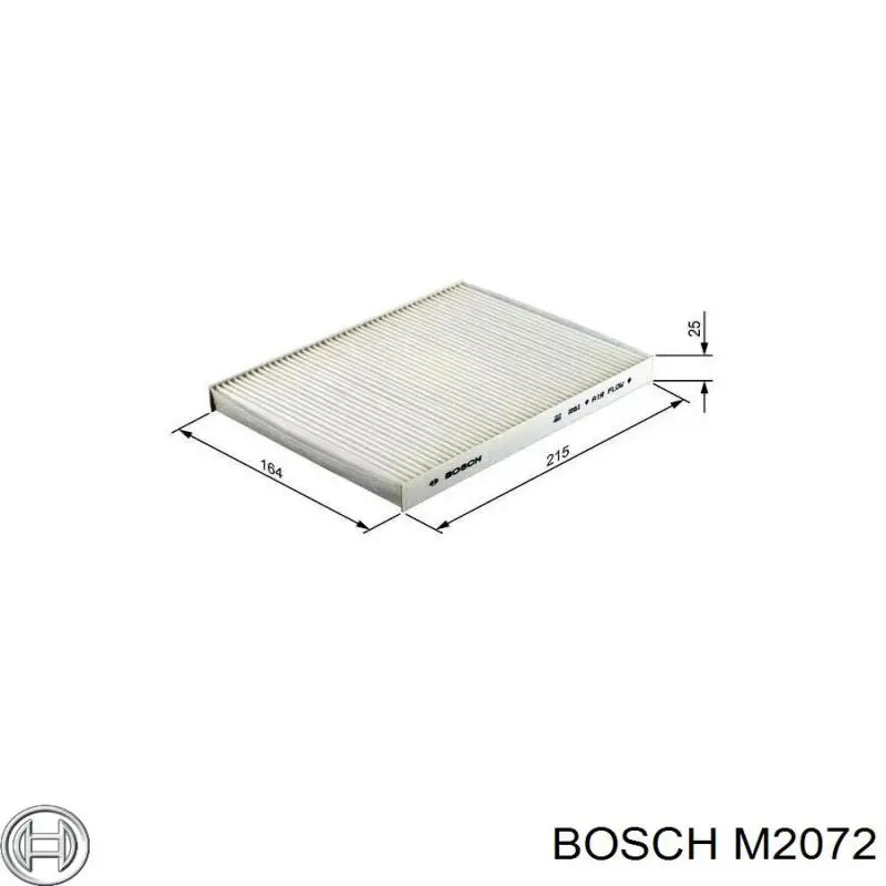 Фільтр салону M2072 Bosch