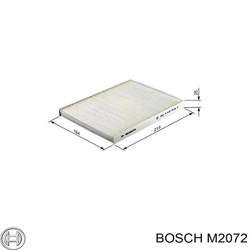 Фильтр салона M2072 Bosch
