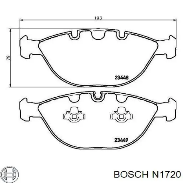 Фильтр тонкой очистки топлива Bosch N1720 цена, от 6.84 USD