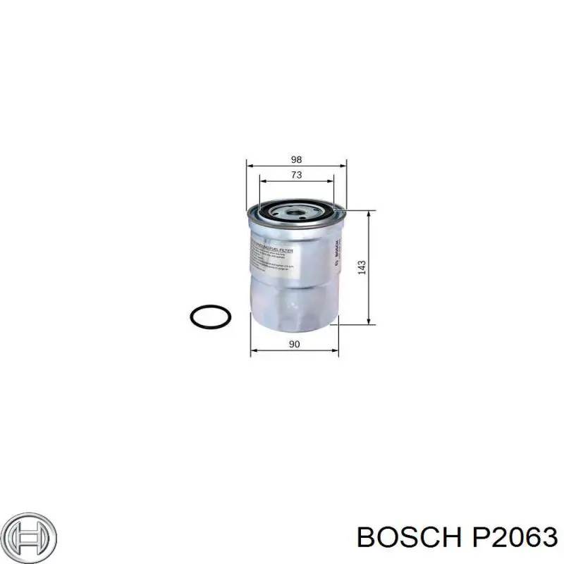 P2063 Bosch Масляный фильтр двигателя
