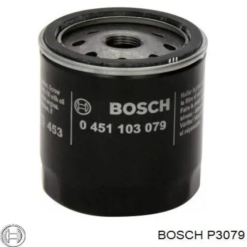 P3079 Bosch Корпус маслофильтра