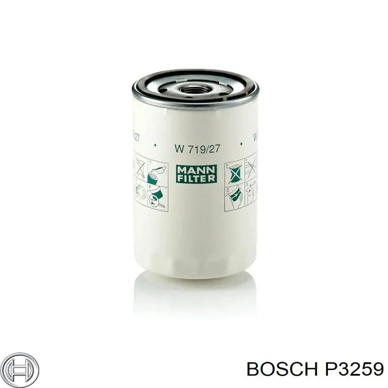 Масляный фильтр P3259 Bosch