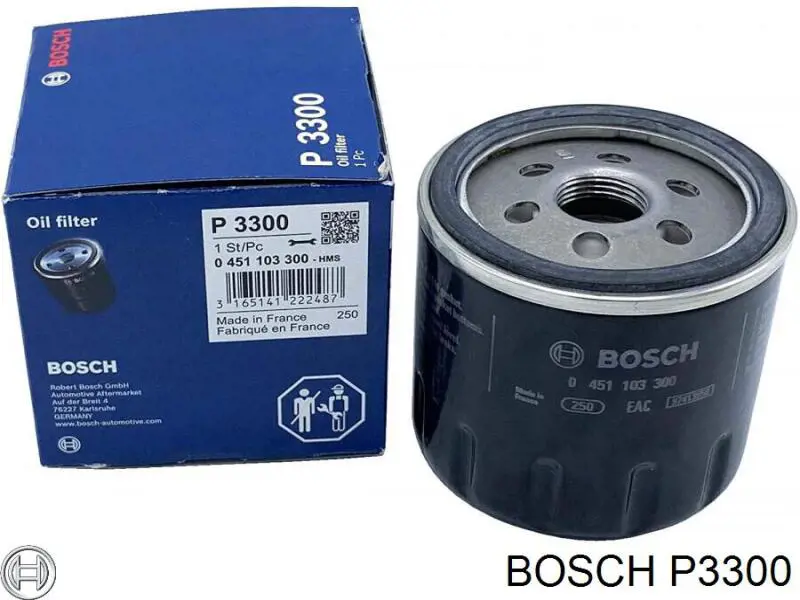 Масляный фильтр P3300 Bosch