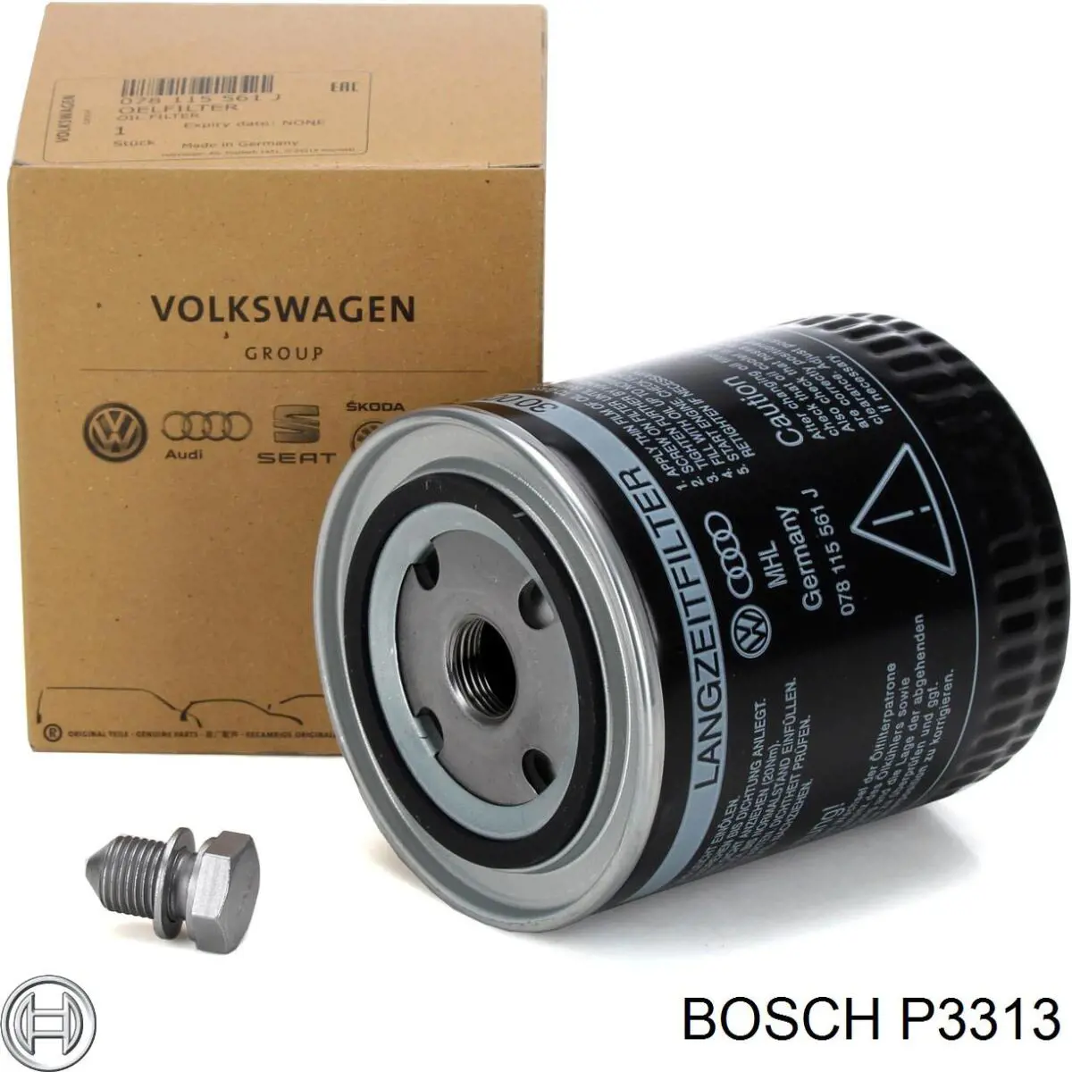 Купить P3313 Bosch Фильтр центробежный очистки масла