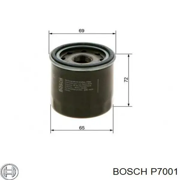 Купить P7001 Bosch Фильтр центробежный очистки масла