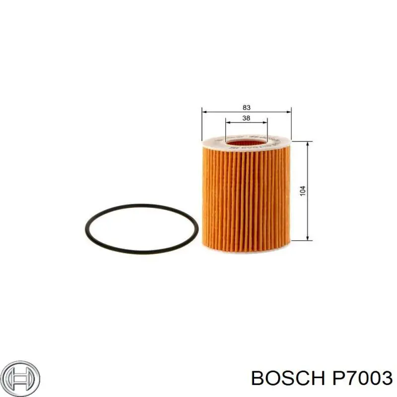 Фильтр очистки масла центробежный Bosch P7003 цена, от 5.36 USD