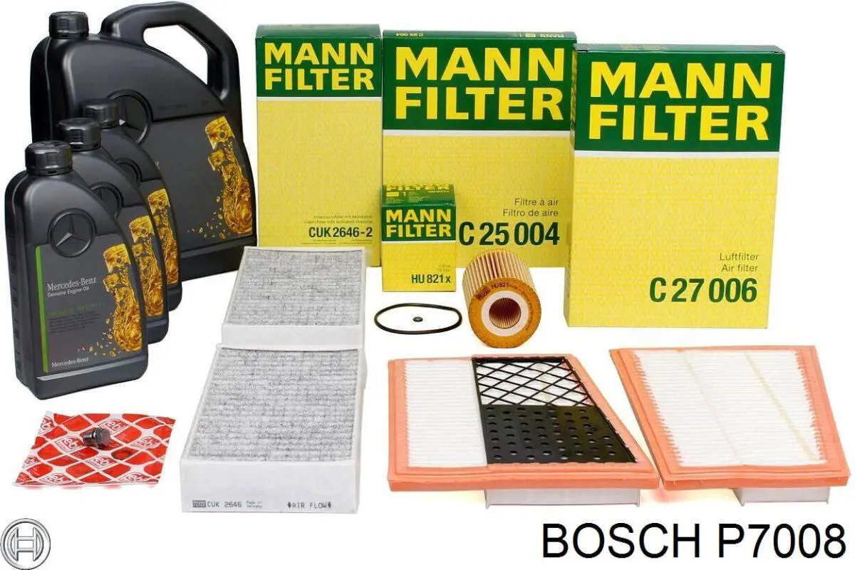 Купить P7008 Bosch Фильтр центробежный очистки масла