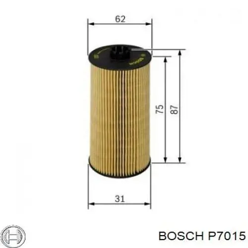 Фильтр очистки масла центробежный Bosch P7015 цена, от 3.83 USD