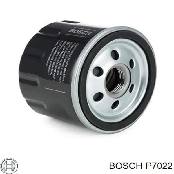 P7022 Bosch Масляный фильтр двигателя