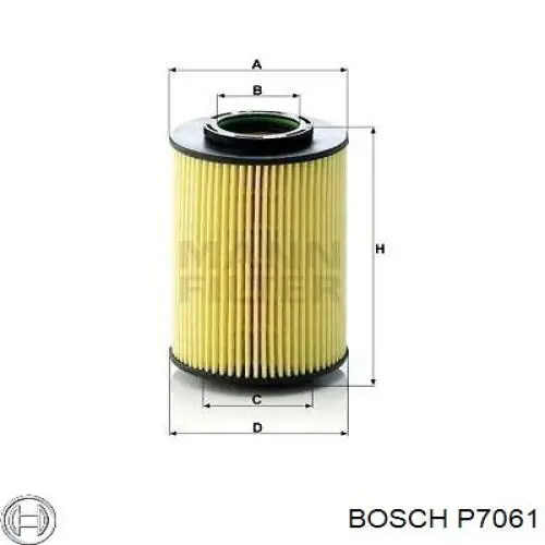 Фильтр масла Bosch P7061