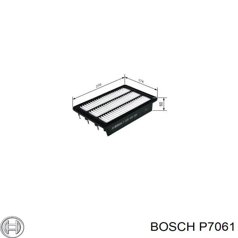 Масляный фильтр P7061 Bosch