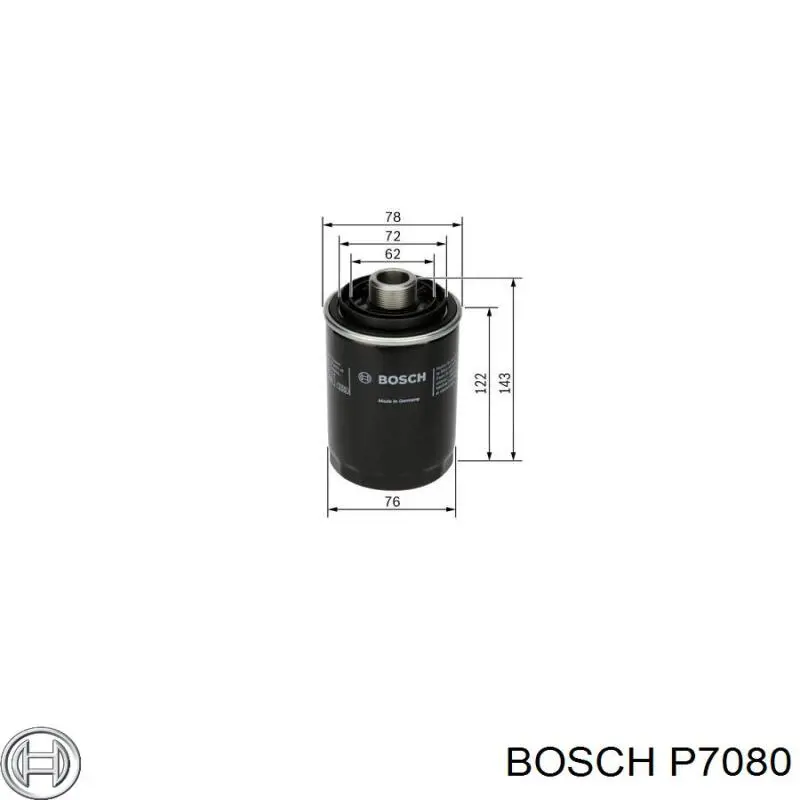 Фильтр очистки масла центробежный Bosch P7080 цена, от 11.32 USD