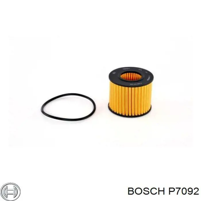 P7092 Bosch Масляный фильтр двигателя