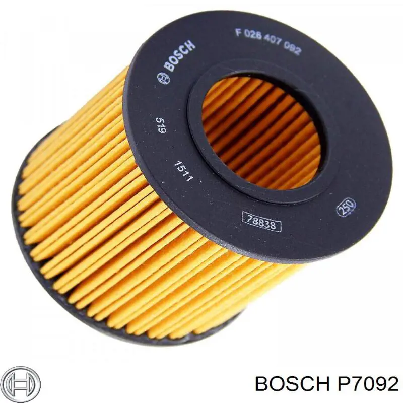 Купить P7092 Bosch Фильтр центробежный очистки масла