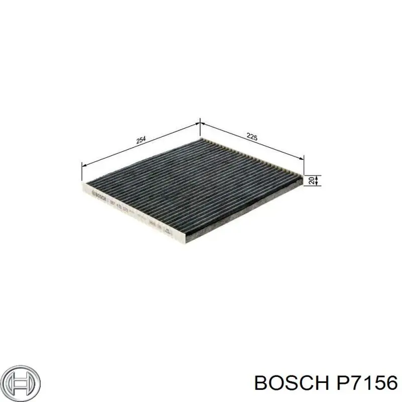 Масляный фильтр P7156 Bosch