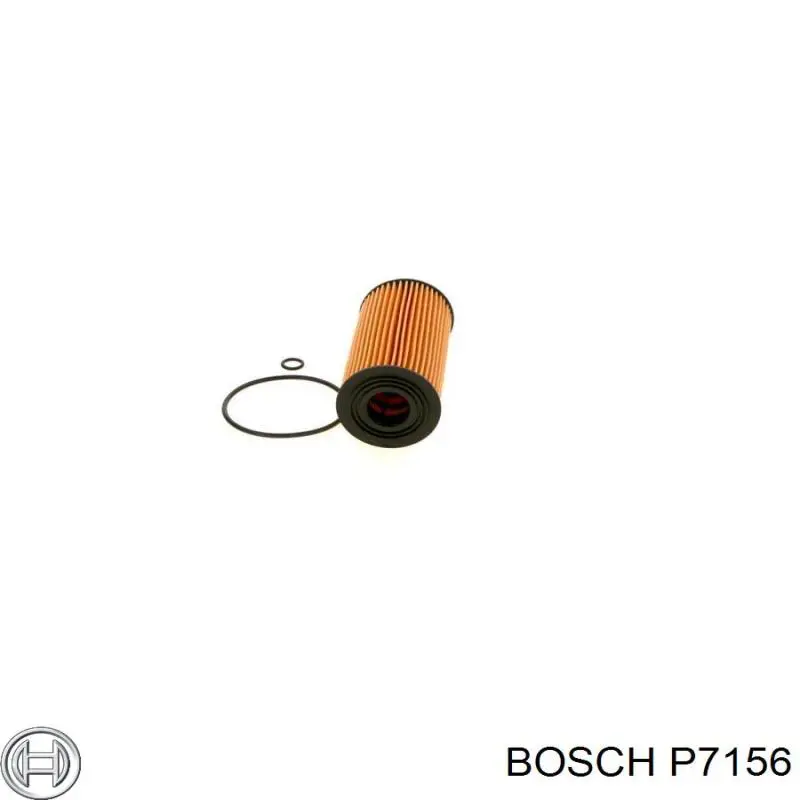 P7156 Bosch Масляный фильтр двигателя