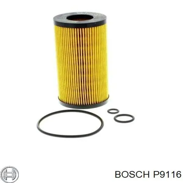 P9116 Bosch Масляный фильтр двигателя