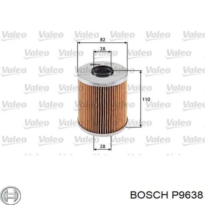 Фильтр очистки масла центробежный Bosch P9638 цена, от 5.64 USD