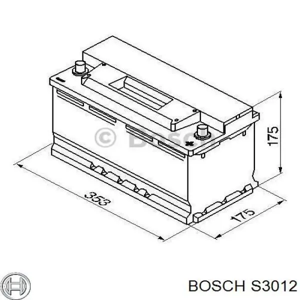 Аккумулятор S3012 Bosch