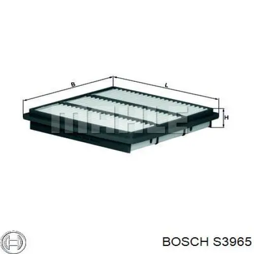  S3965 Bosch воздушный фильтр