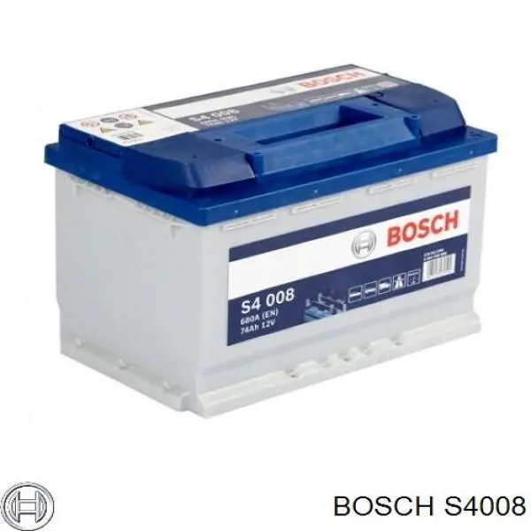 S4008 Bosch Аккумуляторная батарея