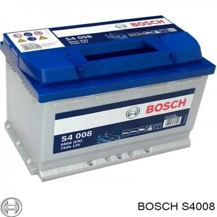 Аккумулятор автомобильный Bosch S4008 цена, от 129.47 USD