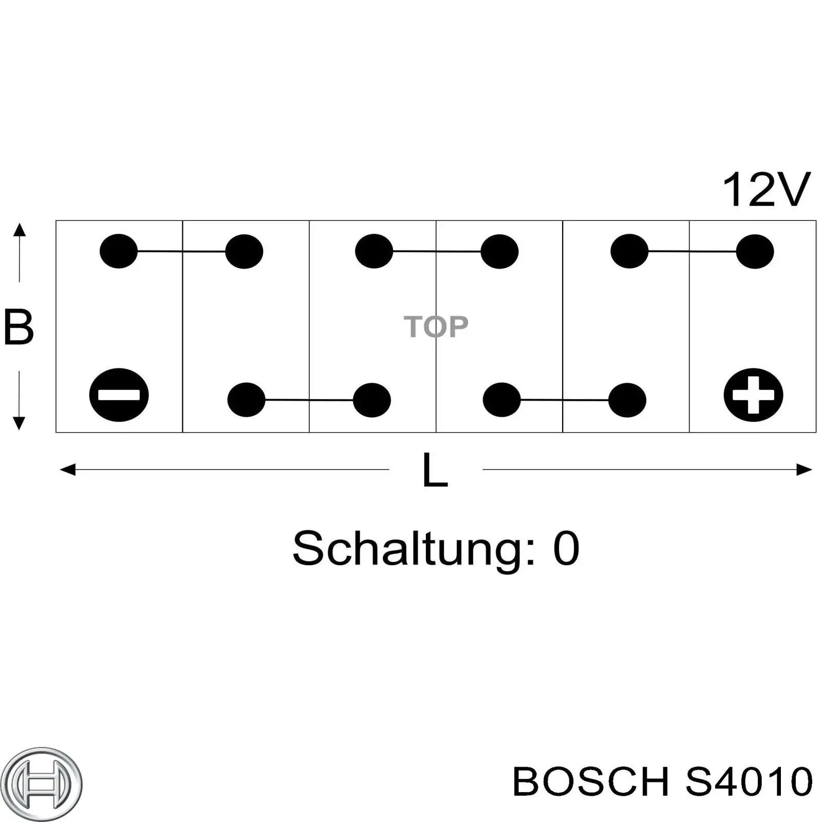 Купить S4010 Bosch Батарея аккумуляторная