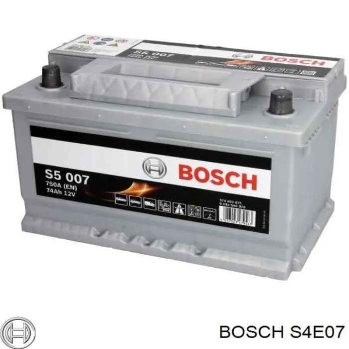 Купить S4E07 Bosch Батарея аккумуляторная