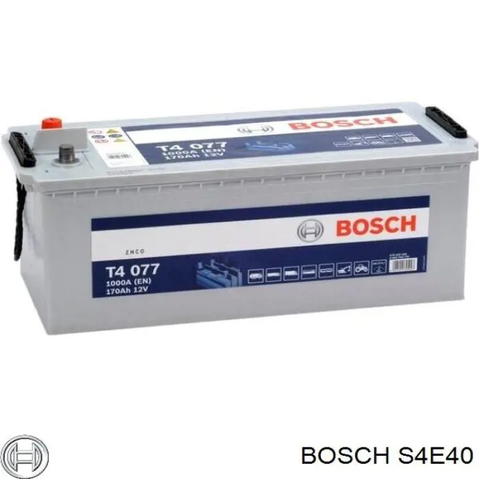 Аккумулятор автомобильный Bosch S4E40 цена, от 122.84 USD