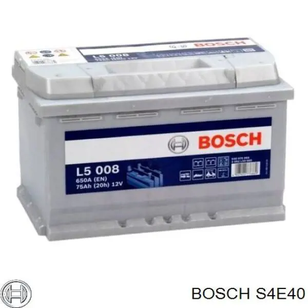 Купить S4E40 Bosch Батарея аккумуляторная