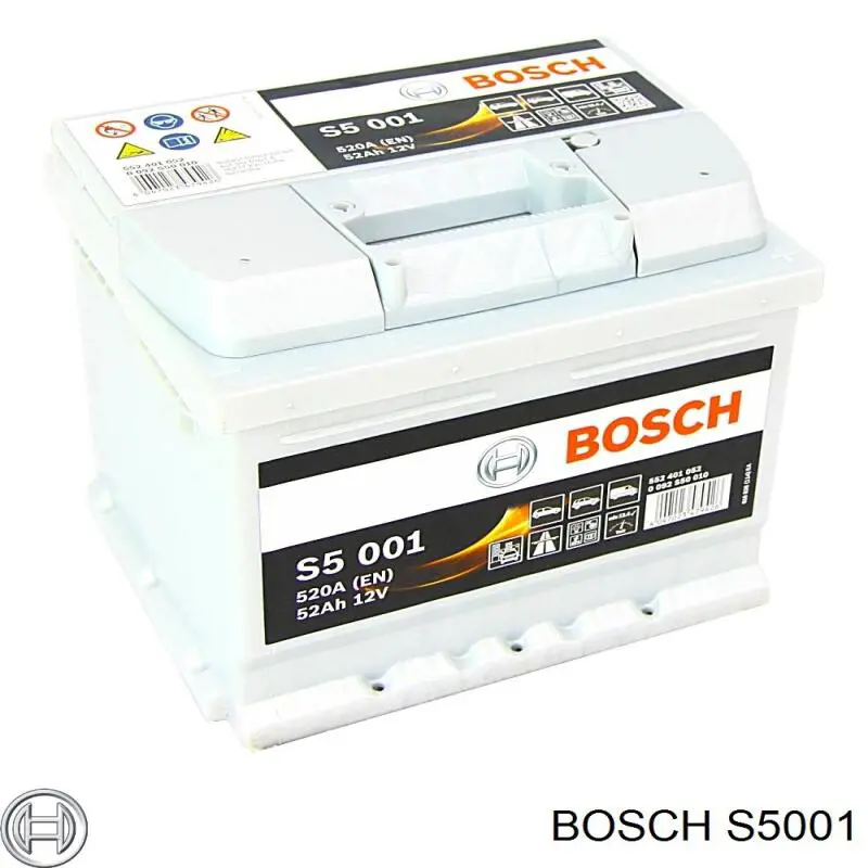 Аккумуляторная батарея (АКБ) BOSCH S5001