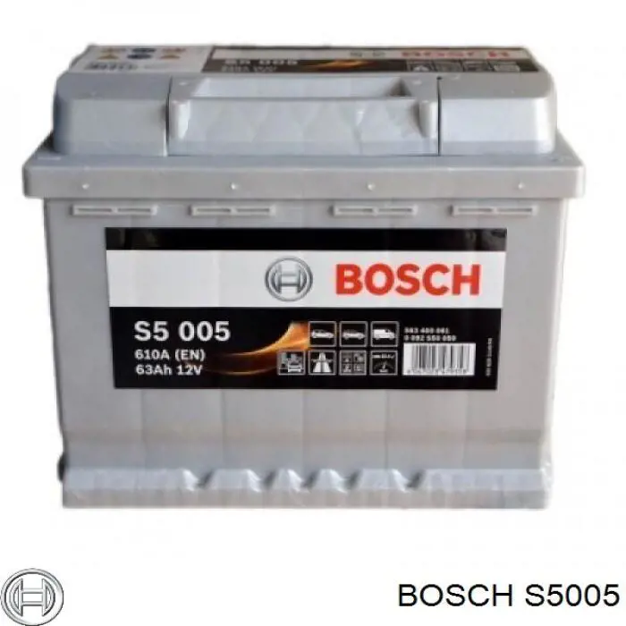 Купить Аккумулятор Bosch 63 А/ч (S5005)