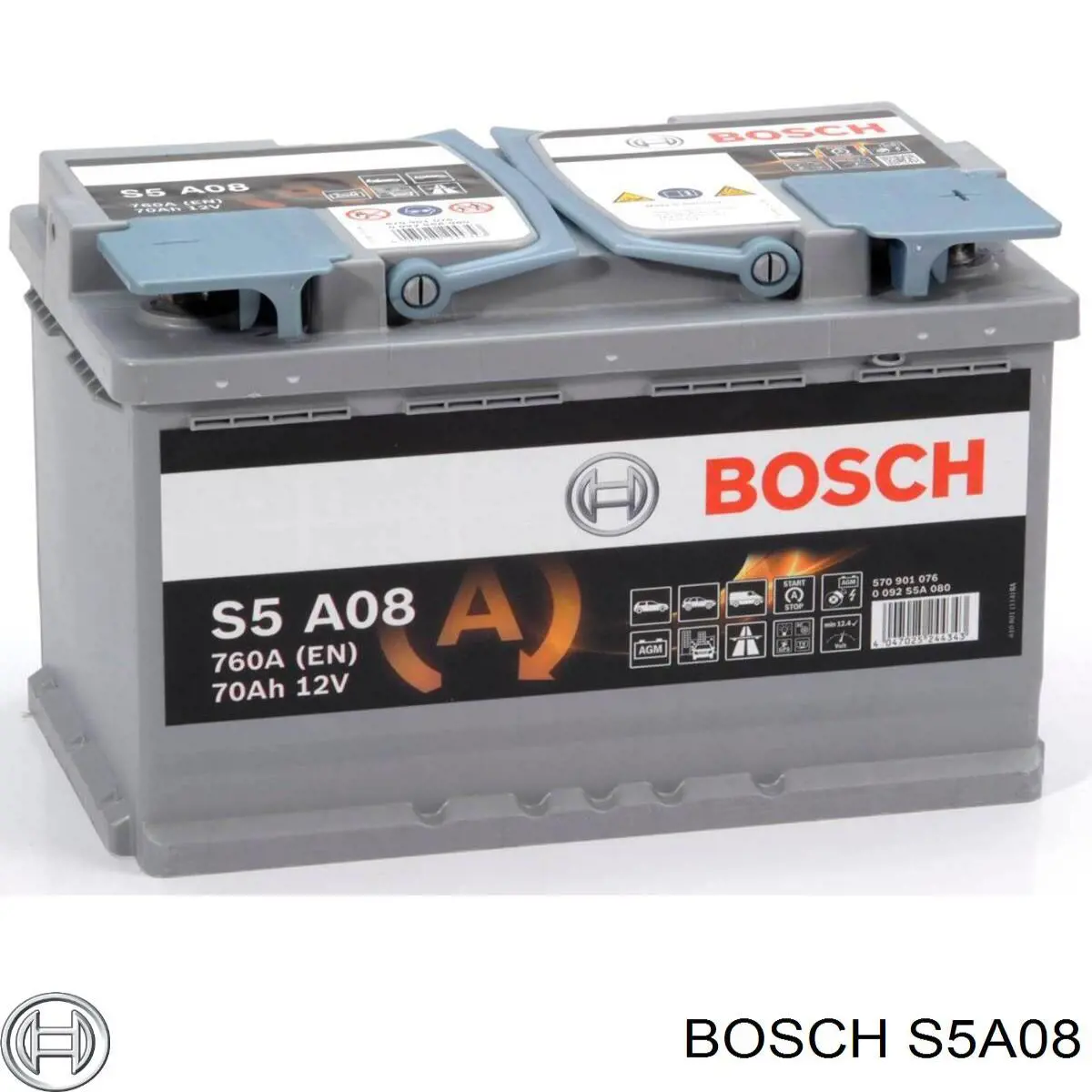 S5A08 BOSCH Batería original y equivalente
