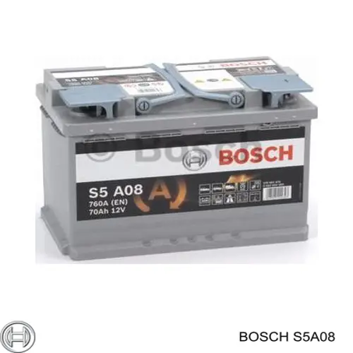 Аккумулятор автомобильный Bosch S5A08 цена, от 174.15 USD