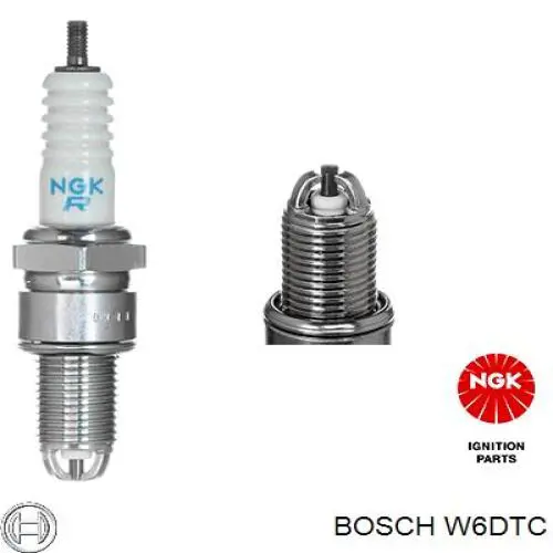 Свеча зажигания Bosch W6DTC цена, от 2.40 USD