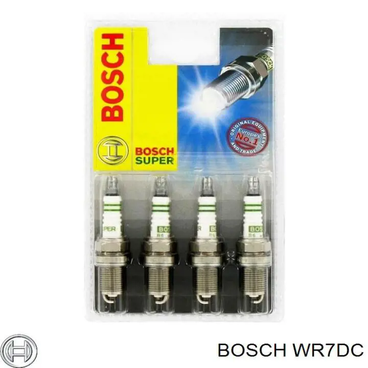 Свеча зажигания Bosch WR7DC цена, от 3.05 USD