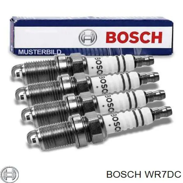 WR7DC Bosch Свечи зажигания
