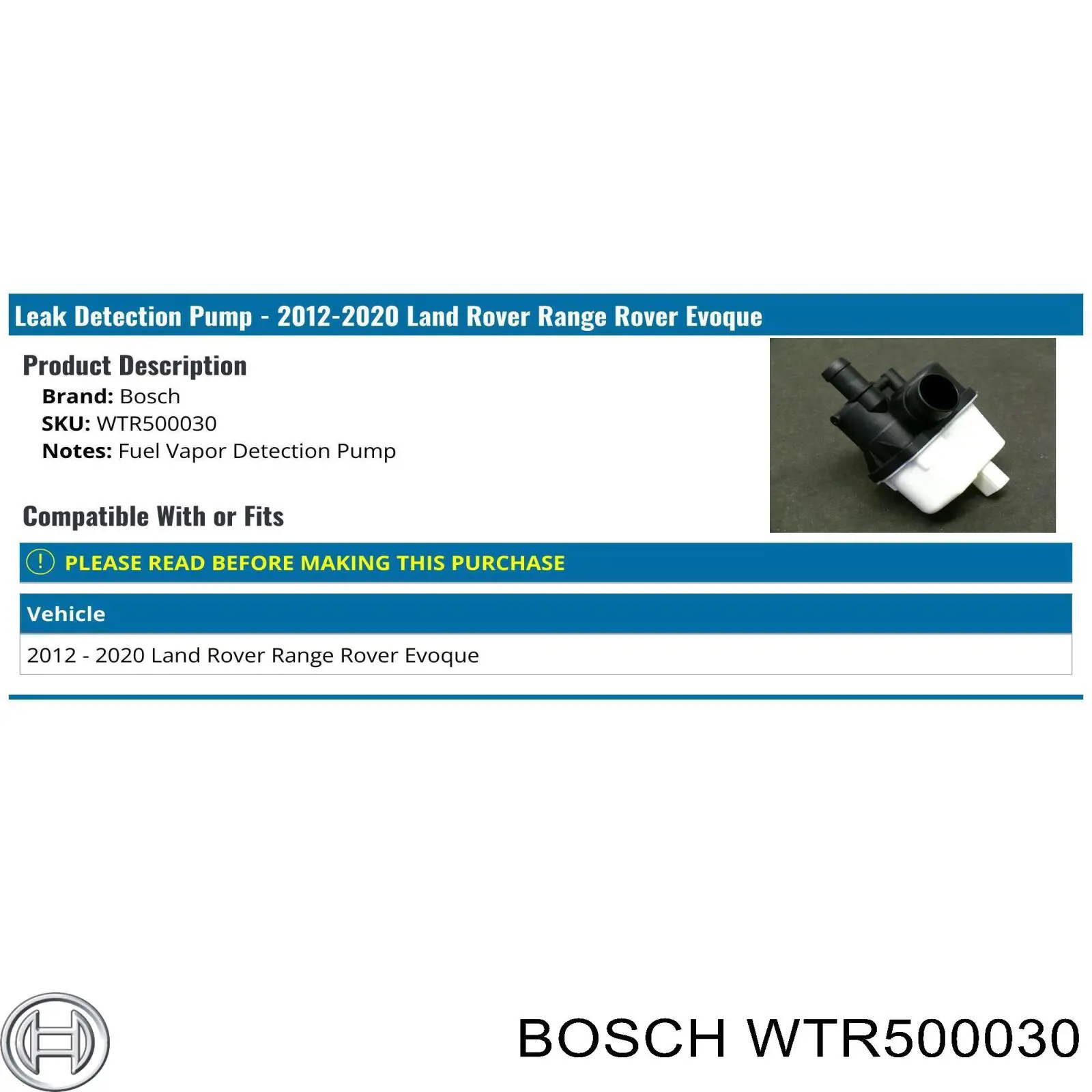 Клапан топливного абсорбера Bosch 261222022
