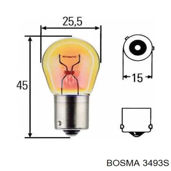 3493S Bosma лампочка