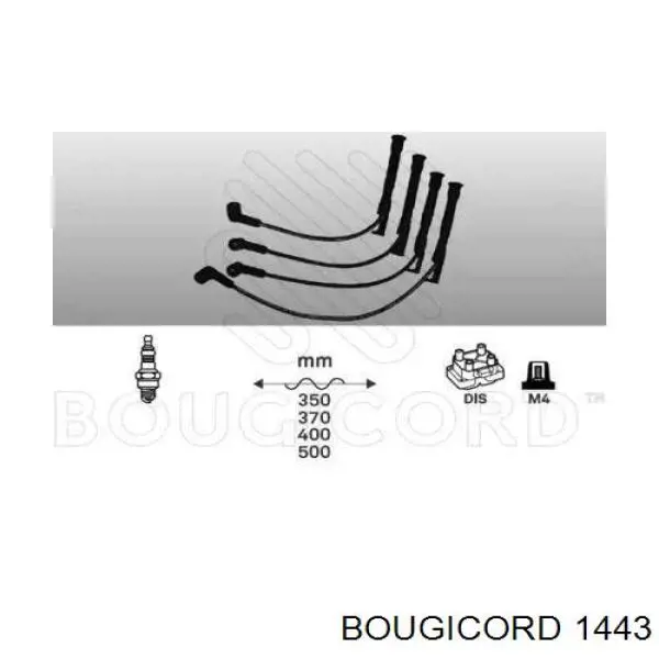 Высоковольтные провода 1443 Bougicord