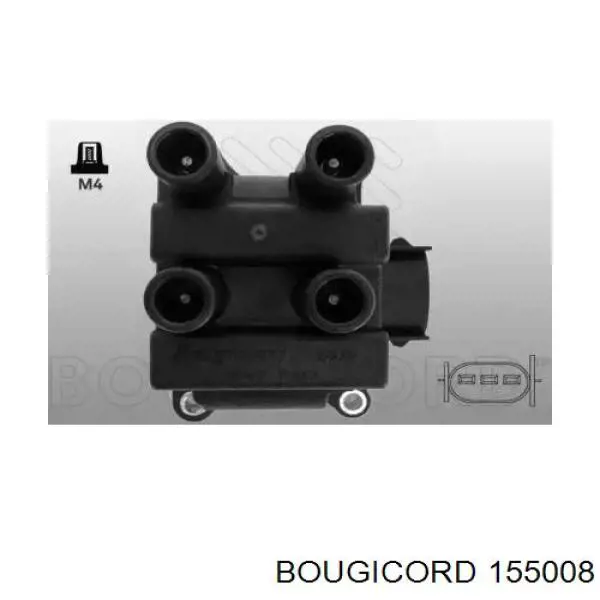 155008 Bougicord катушка