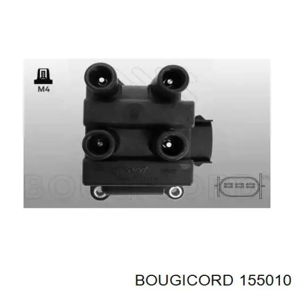 155010 Bougicord катушка