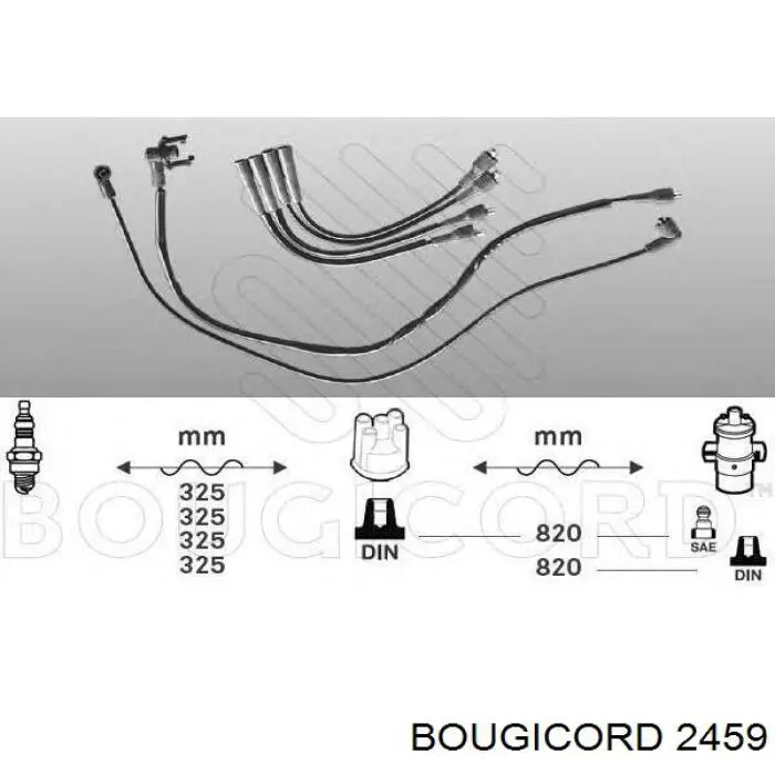 Высоковольтные провода 986357256 Bosch