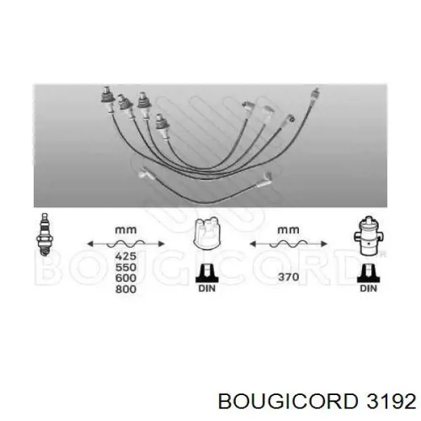 3192 Bougicord высоковольтные провода