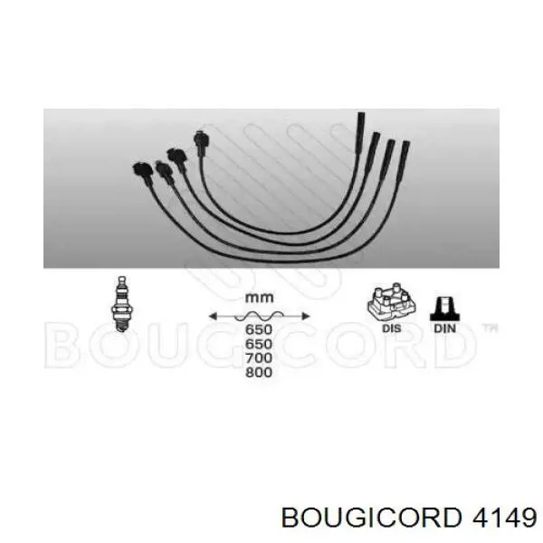 4149 Bougicord высоковольтные провода